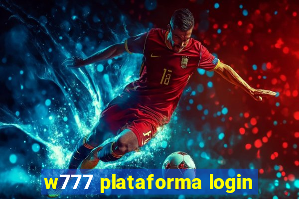 w777 plataforma login